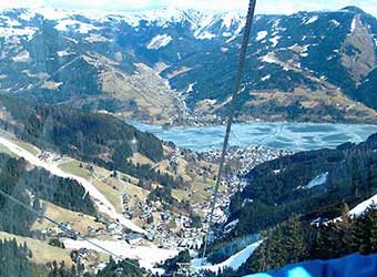 Ner mot Zell am See