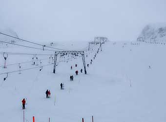 Kitzsteinhorns glaciär